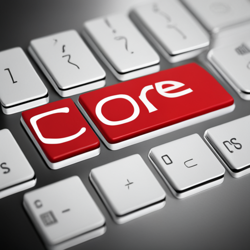 core, red, logo