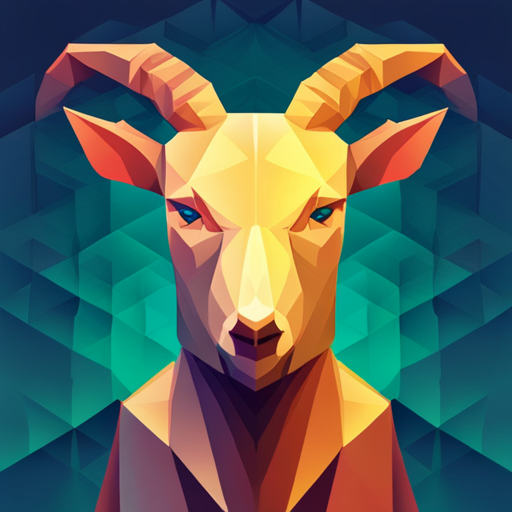 Abstract, Vector, Low-poly, Small, Goat, Robot, Cubism, Minimalism, Futurism, Geometry, Shading, Gradients, Robotics, Isometric, Symmetry, Cacophony, Subdivisions, Textures, Circuitry, Digital, Pixelation, Animalistic, Angular lines, Edgy, Geometric shapes, Triangular patterns