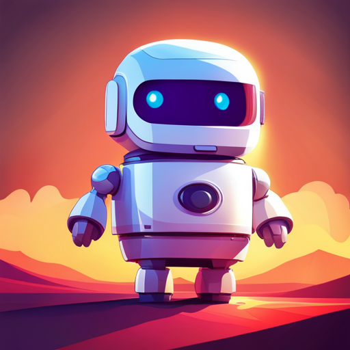 tiny robot, cute, front view, low poly, rubber material, white background