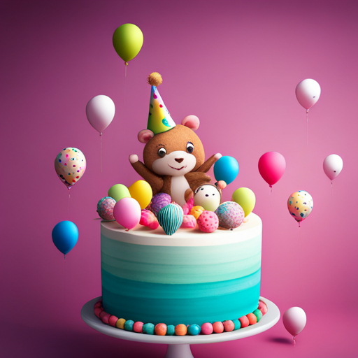 cute, vibrant, animated, birthday, celebration, characters, balloons, cake, party, joy, happiness, anime, manga, kawaii, colorful, energetic, dynamic, whimsical, playful, lively, cheerful, festive, animated cartoon, cute animals, magical, youthful, fun, party hats, confetti, streamers