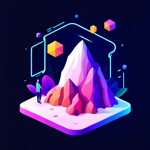 low-poly, vector art, signal, noise, app icon, dribbble